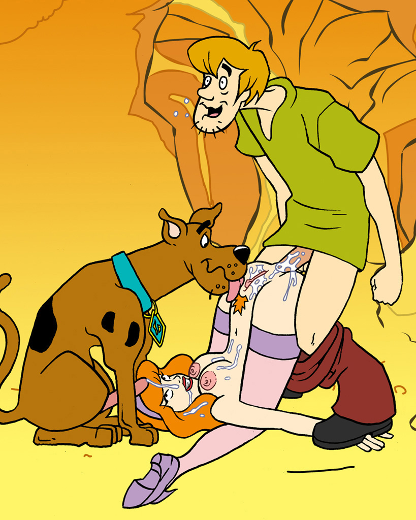 Real hardcore fetish cartoon Scooby Doo porn comics.